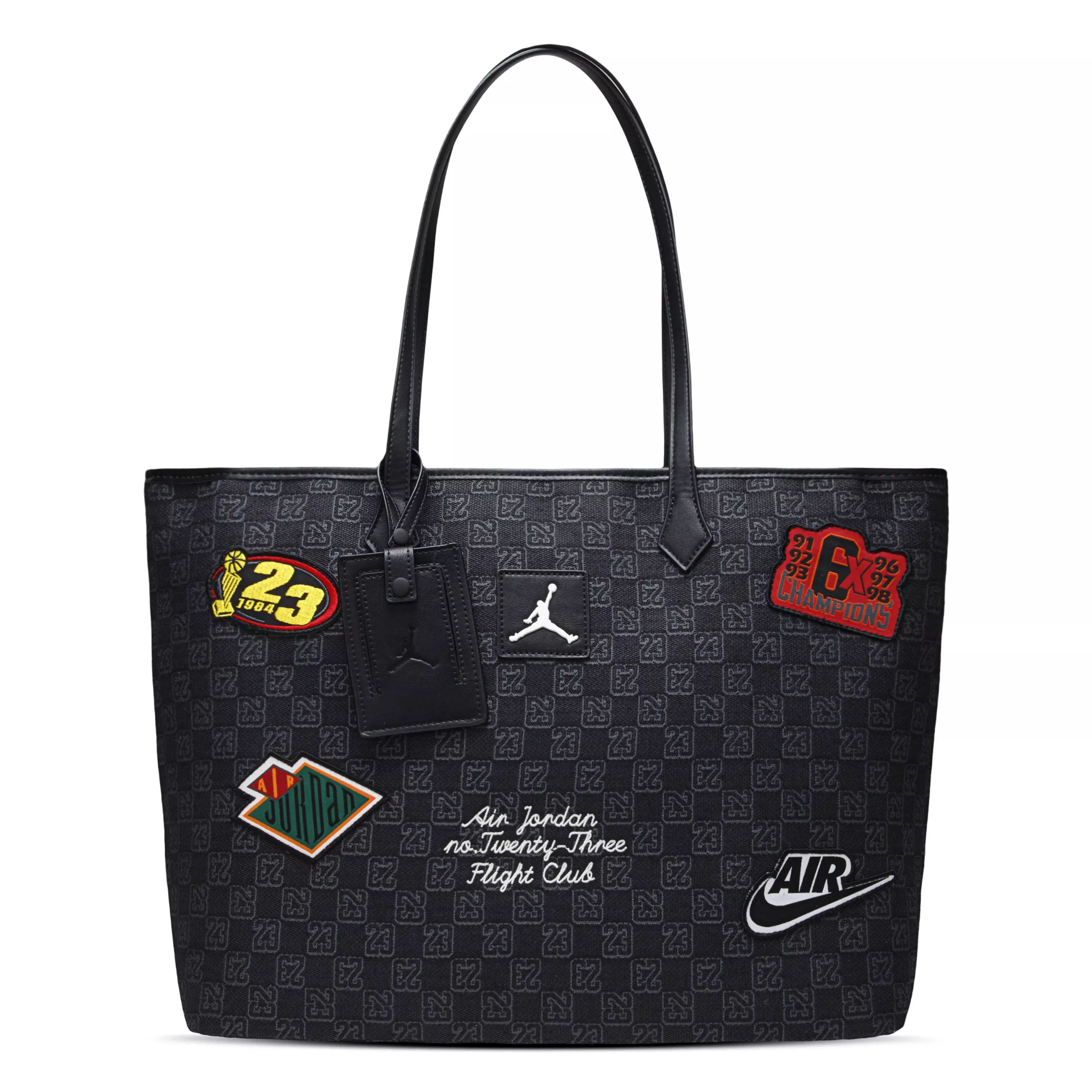Jordan Monogram Tote - Black-